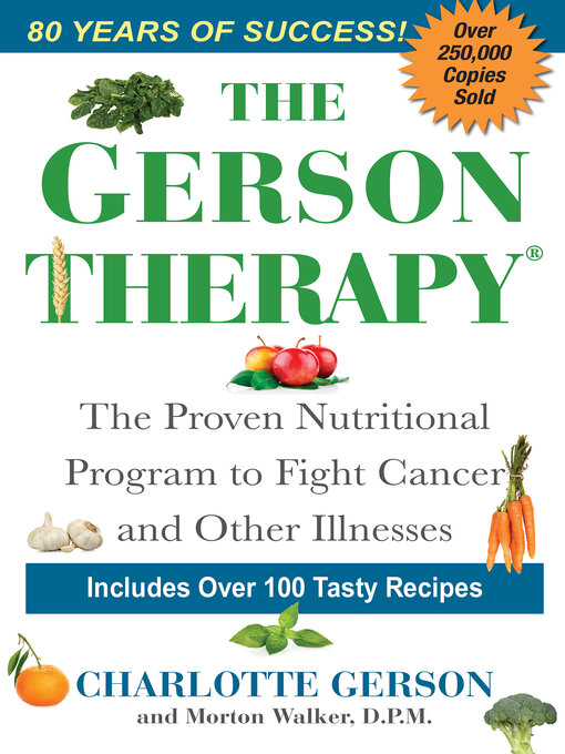 Title details for The Gerson Therapy — Revised and Updated by Charlotte Gerson - Wait list
